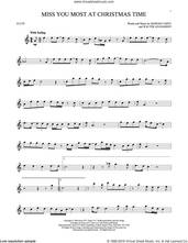 Cover icon of Miss You Most At Christmas Time sheet music for flute solo by Mariah Carey and Walter Afanasieff, intermediate skill level