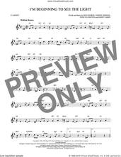 Cover icon of I'm Beginning To See The Light sheet music for clarinet solo by Duke Ellington, Don George, Harry James and Johnny Hodges, intermediate skill level