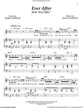 Cover icon of Ever After sheet music for voice and piano by Goldrich & Heisler, Marcy Heisler and Zina Goldrich, intermediate skill level