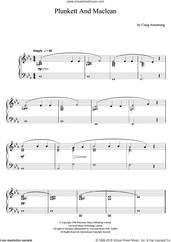 Cover icon of Plunkett and Macleane (Rebecca) sheet music for piano solo by Craig Armstrong, intermediate skill level