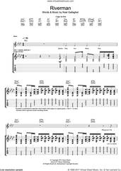 Cover icon of Riverman sheet music for guitar (tablature) by Noel Gallagher's High Flying Birds and Noel Gallagher, intermediate skill level