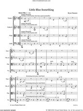 Cover icon of Little Blue Something (String quartet score and parts) sheet music for string orchestra by Bryce Dessner, classical score, intermediate skill level