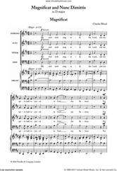Cover icon of Magnificat And Nunc Dimittis In D sheet music for choir (SATB: soprano, alto, tenor, bass) by Charles Wood and Liturgical Text, classical score, intermediate skill level