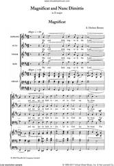 Cover icon of Magnificat And Nunc Dimittis In D sheet music for choir (SATB: soprano, alto, tenor, bass) by Herbert Brewer and Liturgical Text, classical score, intermediate skill level
