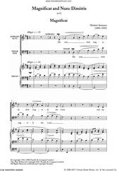 Cover icon of Magnificat And Nunc Dimittis In G sheet music for choir by Herbert Sumsion, classical score, intermediate skill level