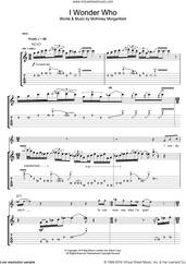 Cover icon of I Wonder Who sheet music for guitar (tablature) by Rory Gallagher and McKinley Morganfield, intermediate skill level
