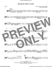 Cover icon of Back In The U.S.S.R. sheet music for viola solo by The Beatles, John Lennon and Paul McCartney, intermediate skill level