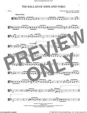 Cover icon of The Ballad Of John And Yoko sheet music for viola solo by The Beatles, John Lennon and Paul McCartney, intermediate skill level