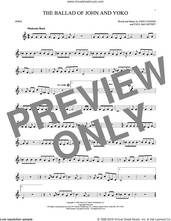 Cover icon of The Ballad Of John And Yoko sheet music for horn solo by The Beatles, John Lennon and Paul McCartney, intermediate skill level
