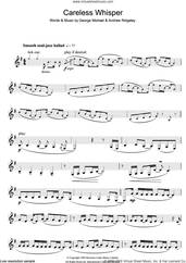 Cover icon of Careless Whisper sheet music for clarinet solo by George Michael and Andrew Ridgeley, intermediate skill level