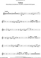Cover icon of Yellow sheet music for violin solo by Coldplay, Chris Martin, Guy Berryman, Jonny Buckland and Will Champion, intermediate skill level