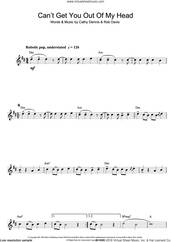 Cover icon of Can't Get You Out Of My Head sheet music for saxophone solo by Kylie Minogue, Cathy Dennis and Rob Davis, intermediate skill level