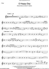 Cover icon of Oh Happy Day sheet music for flute solo by The Edwin Hawkins Singers and Edwin R. Hawkins, intermediate skill level