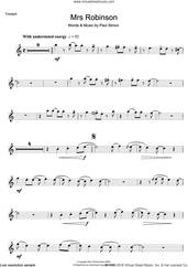Cover icon of Mrs. Robinson sheet music for trumpet solo by Simon & Garfunkel and Paul Simon, intermediate skill level
