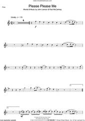 Cover icon of Please Please Me sheet music for flute solo by The Beatles, John Lennon and Paul McCartney, intermediate skill level