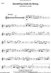Cover icon of (Something Inside) So Strong sheet music for flute solo by Labi Siffre, intermediate skill level