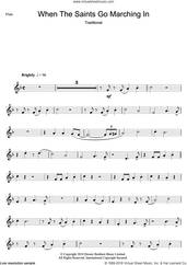 Cover icon of When The Saints Go Marching In sheet music for flute solo, intermediate skill level