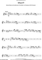 Cover icon of What If? sheet music for violin solo by Coldplay, Chris Martin, Guy Berryman, Jonny Buckland and Will Champion, intermediate skill level