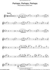 Cover icon of Perhaps, Perhaps, Perhaps (Quizas, Quizas, Quizas) sheet music for flute solo by Osvaldo Farres, intermediate skill level
