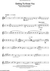 Cover icon of Getting To Know You (from The King And I) sheet music for tenor saxophone solo by Rodgers & Hammerstein, Richard Rodgers and Oscar II Hammerstein, intermediate skill level