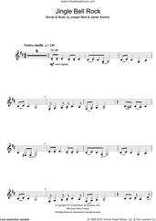 Cover icon of Jingle Bell Rock sheet music for clarinet solo by Chubby Checker, James Boothe and Joe Beal, intermediate skill level