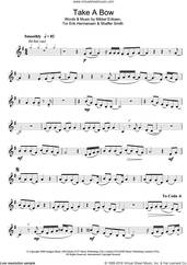 Cover icon of Take A Bow sheet music for clarinet solo by Rihanna, Mikkel Eriksen, Shaffer Smith and Tor Erik Hermansen, intermediate skill level
