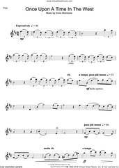 Cover icon of Once Upon A Time In The West (Theme) sheet music for flute solo by Ennio Morricone, intermediate skill level