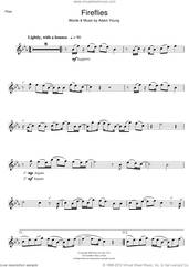 Cover icon of Fireflies sheet music for flute solo by Owl City and Adam Young, intermediate skill level