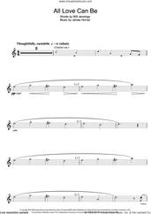 All Love Can Be sheet music download