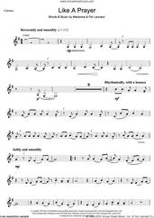 Cover icon of Like A Prayer sheet music for clarinet solo by Madonna and Patrick Leonard, intermediate skill level