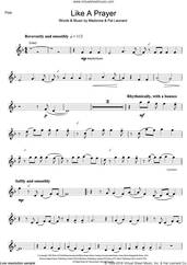 Cover icon of Like A Prayer sheet music for flute solo by Madonna and Patrick Leonard, intermediate skill level