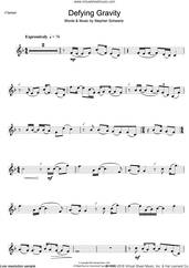 Cover icon of Defying Gravity (from Wicked) sheet music for clarinet solo by Glee Cast and Stephen Schwartz, intermediate skill level
