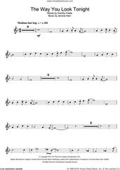 Cover icon of The Way You Look Tonight sheet music for flute solo by Jerome Kern, Rod Stewart and Dorothy Fields, wedding score, intermediate skill level