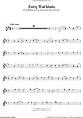 Cover icon of Swing That Music sheet music for tenor saxophone solo by Louis Armstrong and Horace Gerlach, intermediate skill level