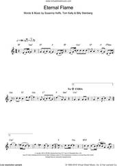 Cover icon of Eternal Flame sheet music for clarinet solo by Atomic Kitten, The Bangles, Billy Steinberg, Susanna Hoffs and Tom Kelly, intermediate skill level
