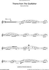 Cover icon of Theme from The Godfather sheet music for flute solo by Nino Rota, intermediate skill level
