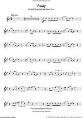 Cover icon of Sway (Quien Sera) sheet music for clarinet solo by Pablo Beltran Ruiz, intermediate skill level