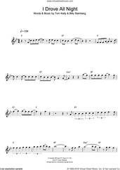 Cover icon of I Drove All Night sheet music for flute solo by Roy Orbison, Billy Steinberg and Tom Kelly, intermediate skill level