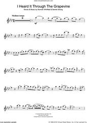 Cover icon of I Heard It Through The Grapevine sheet music for flute solo by Marvin Gaye, Otis Redding, Barrett Strong and Norman Whitfield, intermediate skill level