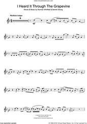 Cover icon of I Heard It Through The Grapevine sheet music for trumpet solo by Marvin Gaye, Otis Redding, Barrett Strong and Norman Whitfield, intermediate skill level