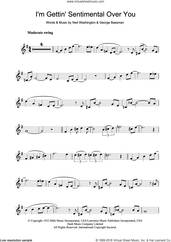 Cover icon of I'm Gettin' Sentimental Over You sheet music for trumpet solo by Frank Sinatra, George Bassman and Ned Washington, intermediate skill level