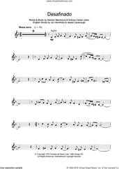 Cover icon of Desafinado (Slightly Out Of Tune) sheet music for clarinet solo by Antonio Carlos Jobim, Jessie Cavanaugh, Jon Hendricks and Newton Mendonca, intermediate skill level