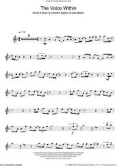 Cover icon of The Voice Within sheet music for flute solo by Christina Aguilera and Glen Ballard, intermediate skill level