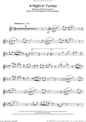 Cover icon of A Night In Tunisia sheet music for flute solo by Dizzy Gillespie, Frank Paparelli and Raymond Leveen, intermediate skill level