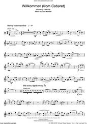 Cover icon of Willkommen (from Cabaret) sheet music for flute solo by Kander & Ebb, Fred Ebb and John Kander, intermediate skill level