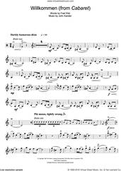 Cover icon of Willkommen (from Cabaret) sheet music for violin solo by Kander & Ebb, Fred Ebb and John Kander, intermediate skill level