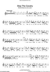 Cover icon of Stop The Cavalry sheet music for flute solo by Jona Lewie, intermediate skill level
