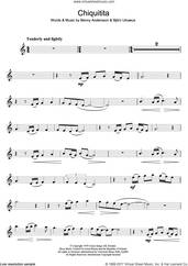 Cover icon of Chiquitita sheet music for clarinet solo by ABBA, Benny Andersson and Bjorn Ulvaeus, intermediate skill level