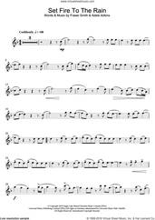 Cover icon of Set Fire To The Rain sheet music for flute solo by Adele and Fraser T. Smith, intermediate skill level