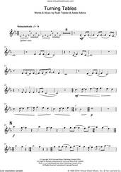 Cover icon of Turning Tables sheet music for flute solo by Adele and Ryan Tedder, intermediate skill level
